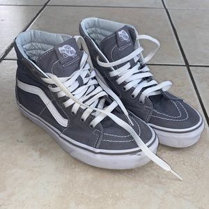Gray High Top Vans